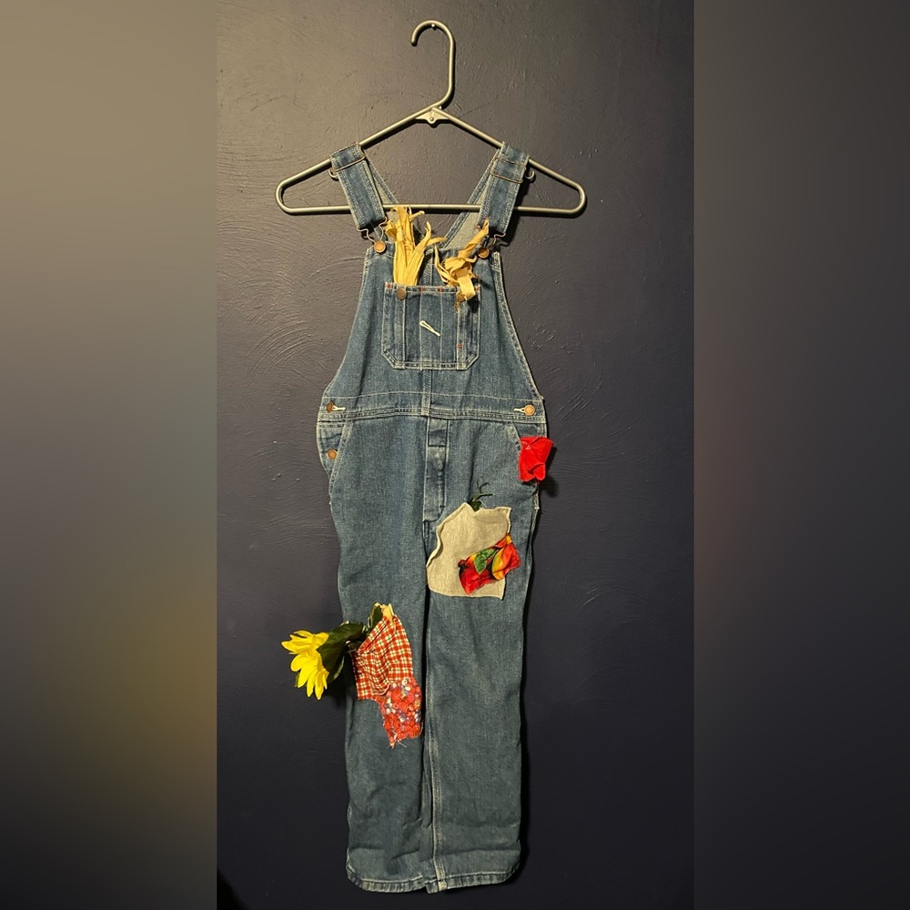 Handmade Farmer / Scarecrow Kids Costume, Size 7